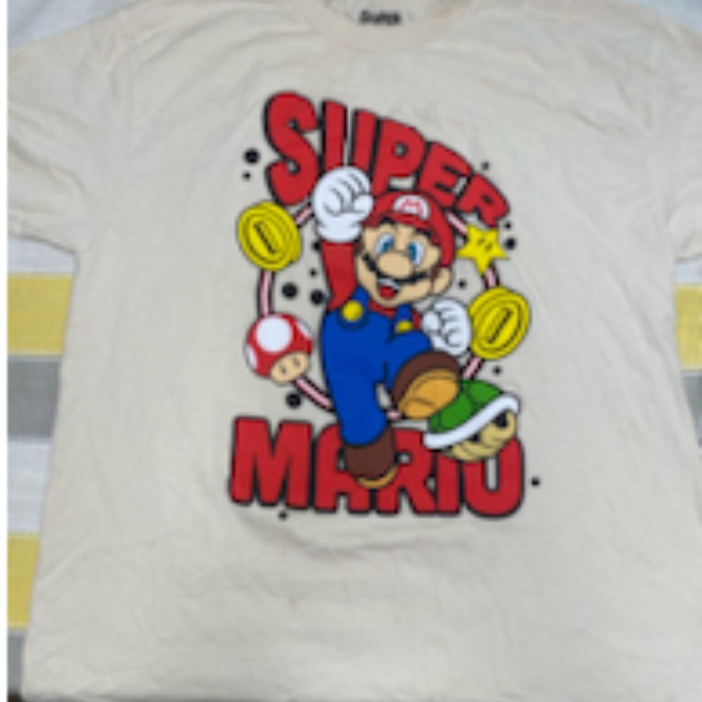 Mens Mario Tshirt L
